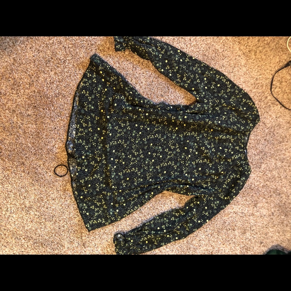 green and black ASOS romper size 2